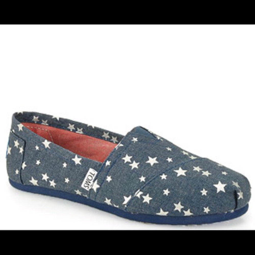 Navy with stars toms